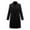 A01 Black, variant on Long Wool Coats for Women Plus Size Casual Formal Work Winter Coat Single Breasted Notch Collar Trench Coat Outerwear Black 2XL