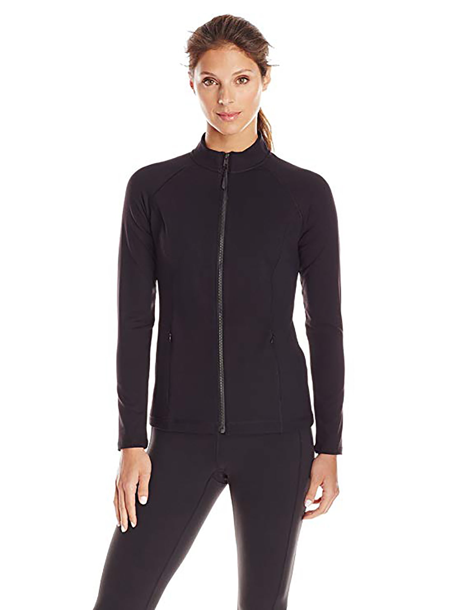 Nydj Women'S Zip Trainer Jacket In Black X-Small - Walmart.com