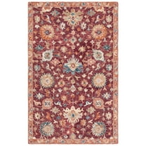 SAFAVIEH Aspen Rupert Tribal Area Rug, Red/Pink, 5' x 8'
