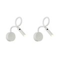 thumbnail image 4 of Ounissouiy Minimalist LED Wall Lamp Fixture Flexible Hose 3W for Bedroom Loft Home Interruptor de cabeza blanca 2piezas, 4 of 4
