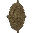 thumbnail image 3 of 29 1/8"OD x 1 1/4"ID x 4"P Haylynn Ceiling Medallion Mississippi Mud Finished, 3 of 7