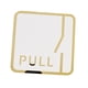 thumbnail image 3 of Letrero cuadrado de 12cm para baño, placa acrílica para baño, accesorios de arte de pared para oficina de negocios, restaurante, fácil de instalar Estilo E, 3 of 8