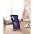 thumbnail image 3 of Case for Galaxy S22,Military Grade [Built-in Kickstand] Magnetic Ring Holder Heavy Duty TPU+PC Shockproof Drop Protect Phone Case for Samsung Galaxy S22 5G,6.1 Inch 2022 (Red), 3 of 10