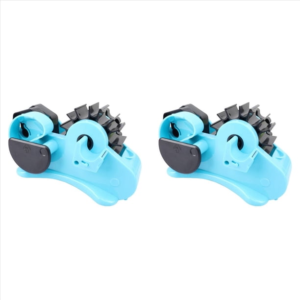 2X Sublimación del Dispensador de Cinta de de Corte de Rollo Múltiple para Cinta de Transferencia de , Dispensador de Cinta con Núcleo de 1 Pulgada y 3 Pulgadas Azul