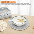thumbnail image 3 of 3pcs Kitchen Cotton Thread Weave Mats, TSV Cotton Rope Hot Bowl Potholder Pads, Heat Resistant Mats, Kitchen Pot Holders, Absorbent Spoon Rest Stylish Coasters for Cooking and Baking, 3 of 11