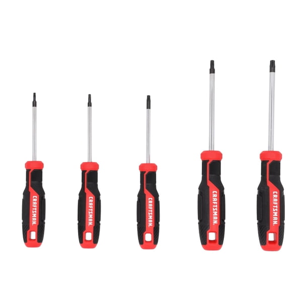 Juego de destornilladores CRAFTSMAN Torx de 5 piezas con soporte magnético