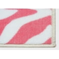thumbnail image 5 of Furnish My Place Animal Print Rug - 4 ft. Round, Zebra Light Pink, Nylon Rug for Patio, Garden, Hallway, Living Room, 5 of 5