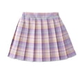 thumbnail image 4 of RTKFRFLM Girls Back to School Pleated Skirt Academy Style High Waisted Uniform Tennis Skater Short Skirt 3-8 Years, 4 of 4