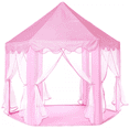 thumbnail image 1 of Castillo Carpa De Princesa Decoracion Habitación para Niña, Rosa, 1 of 5