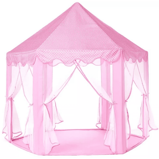 Castillo Carpa De Princesa Decoracion Habitación para Niña, Rosa