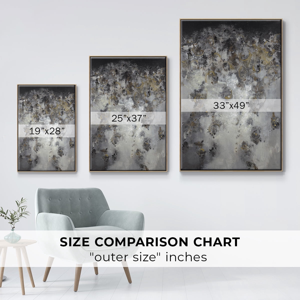 Meteor Showers Framed Premium Gallery Wrapped Canvas - Ready to Hang