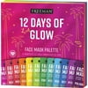 Freeman Limited Edition Holiday Glow On 12 Days Of Glow Face Mask Palette, 12 Piece Gift Set