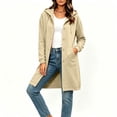 thumbnail image 6 of Miqool Long Hoodies for Women Long Sleeve Button Down Sweatshirts Drawstring Casual Fall Winter Track Jackets with Pockets, 6 of 8