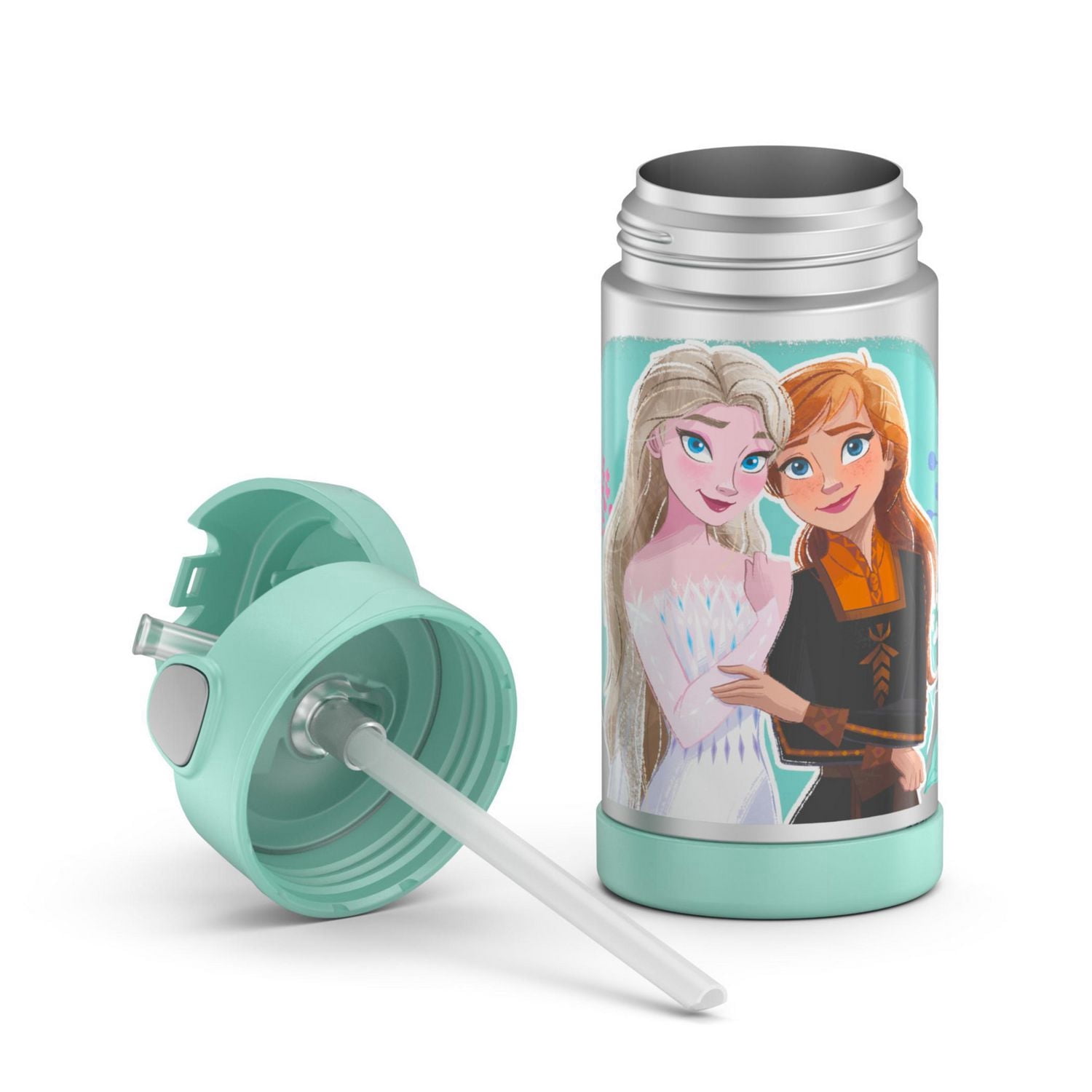 Thermos12 Oz Vacuum Insulated Funtainer Straw Bottle, Frozen