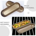 thumbnail image 5 of Myenne 2pcs Mini Loaf Baking Carbon Steel Hot Dog Loaf Set For Diy Hot Dog Hotdog Bun Mold Bread Forms Sandwich Baking Tray For Hot Dog Bun Rolls, 5 of 10