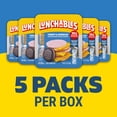 thumbnail image 6 of Lunchables Turkey & American with Chocolate Creme Cookies, 5 Count Pack, 3.2 oz Trays, 6 of 14