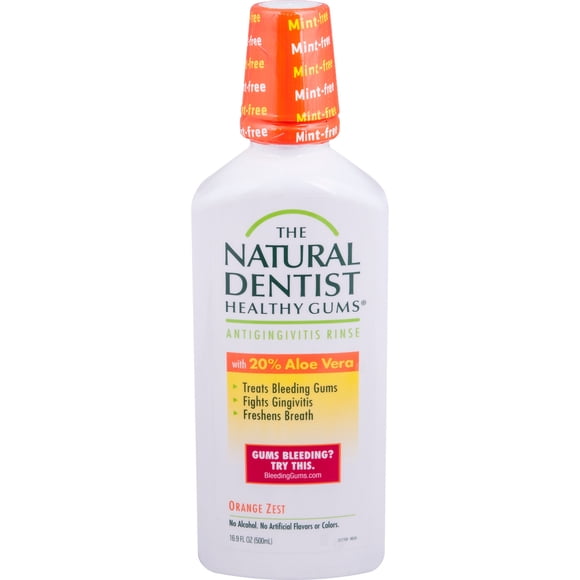 Enjuague de encías saludables con ralladura de naranja de dentista natural (1x16 oz)