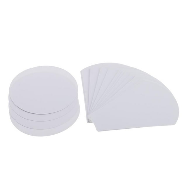 veasfak 40pcs 71mm Flower Blank Paper Quilting Templates for Patchwork Sewing Crafts