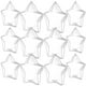 thumbnail image 4 of KAKOWELY 20 piezas de estrellas rellenables de plástico transparente para decorar el árbol de Navidad., 4 of 4