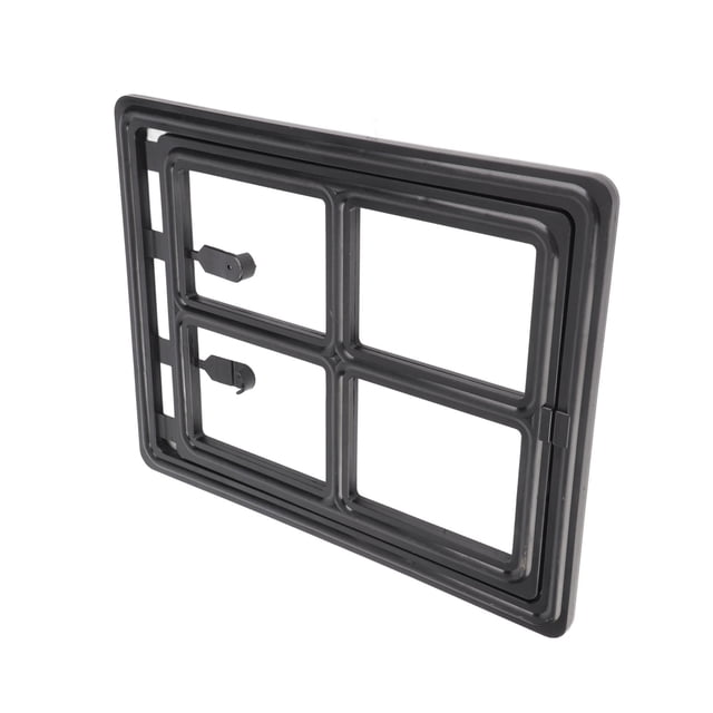 Professional Bite Resistant Pet Screen Door, Lockable Cat Door, Sturdy and Inside Door Flap for Pet Pigs, Easy Installation, Suitable for Screen Doors and