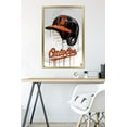 thumbnail image 6 of MLB Baltimore Orioles - Drip Helmet 22 Wall Poster, 22.375" x 34" Framed, 6 of 6
