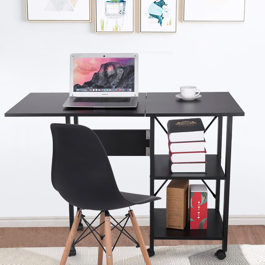 Details about   Modern Office Desk Computer Desk With Locker Shelf Laptop Home Small Desk Table 