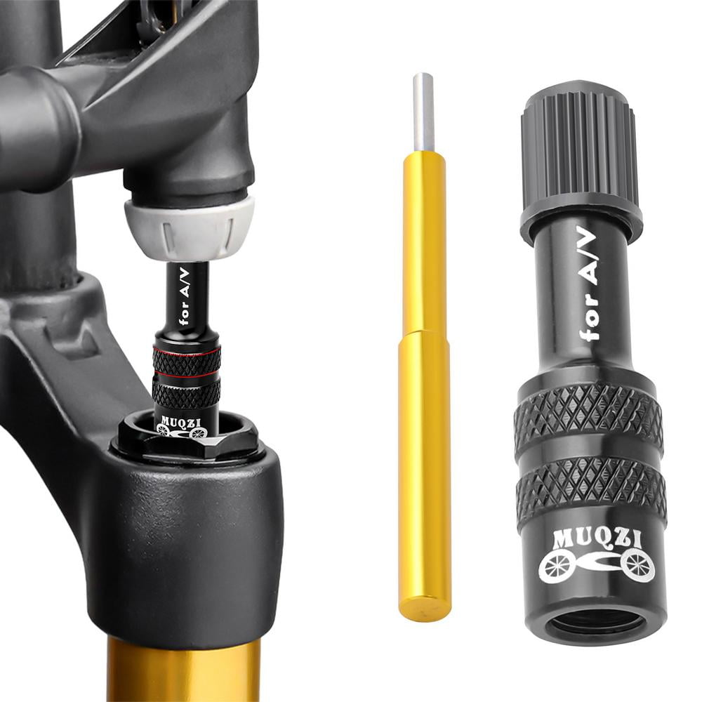Fovolat Air Fork Inflatable Valve Adapter Presta Valve Adapter for Air