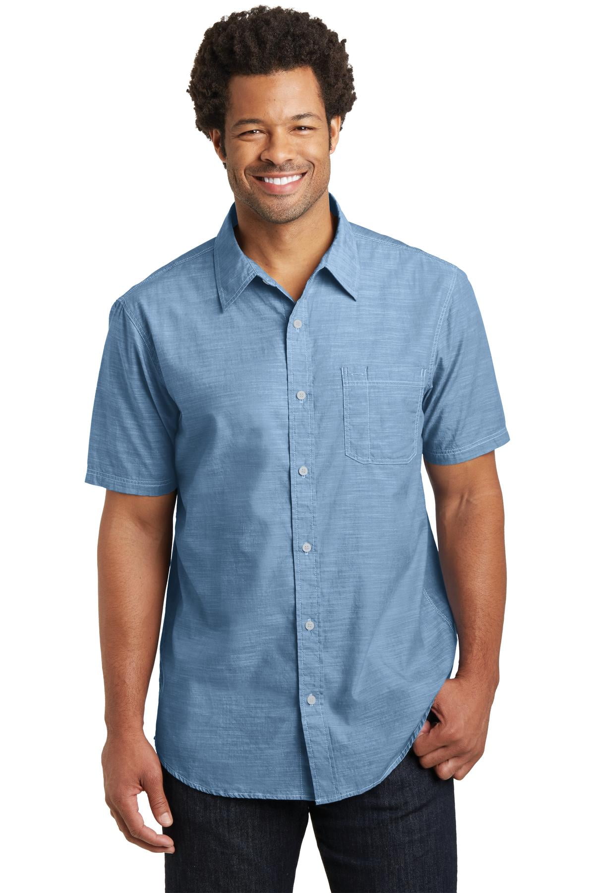 Mens short sleeve chambray shirt Clearance