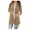 Khaki, variant on Women Cardigan Sweater Sale Long Sleeve Cardigan for Women Long Sleeve Polyester Long Cardigans No Pockets Cardigan Jacket Style Q-4182 Winter Knit Sweater Outerwear Coat Brown S