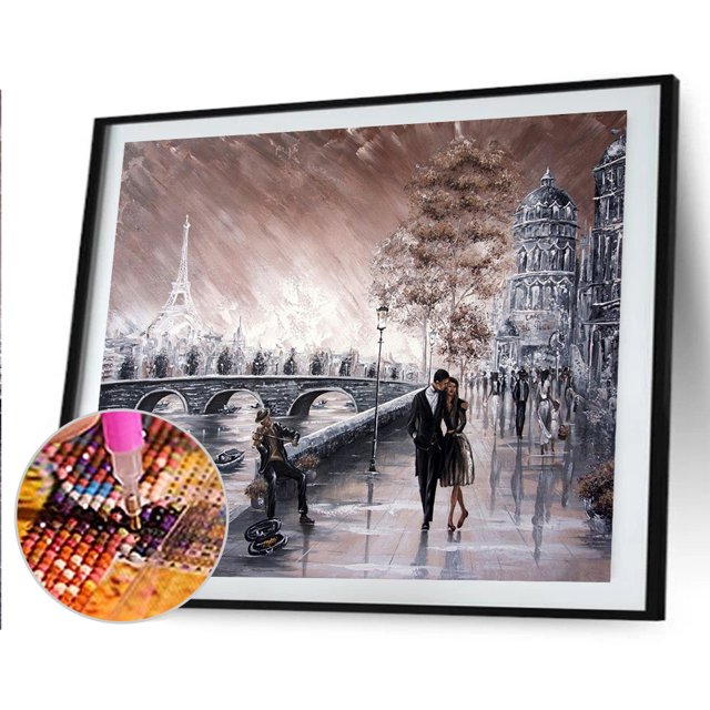 Cuadros Decorativos Diamond Painting 5D Mountain River Full Round Drill Rhinestone Kit (B2211) DQrwqpou Nuevos Originales