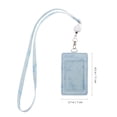 thumbnail image 2 of 1 Set ID Badge Holder Retractable ID Card Holder Hanging Badge Reel Water-resistant Card Cover, 2 of 7