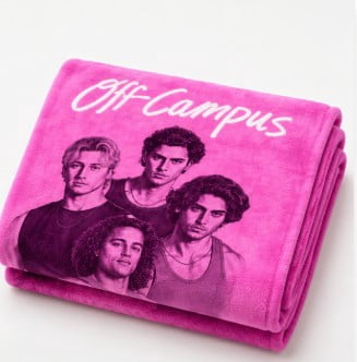 ROYAL PLUSH RASCHEL 50X60 THROW OFF CAMPUS - DREAM TEAM