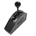thumbnail image 3 of B&M Auto Trans Shifter 80902 Pro Gate; For Use With GM 4 Speed Automatic Transmissions; Gated Race Shifter; Black Knob Grip; Forward Shift Pattern; Rear Cable Exit; With B&M Logo; Smooth Textured, 3 of 5