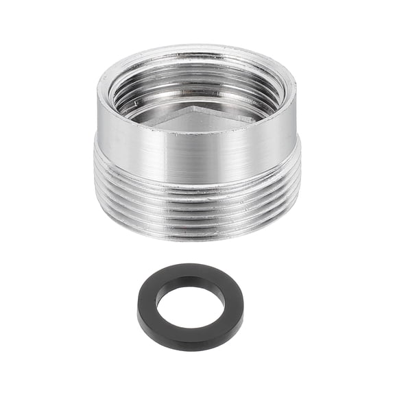 Faucet Aerator Adapter, M18 Female to M22 Male with Washer, 13mm Length