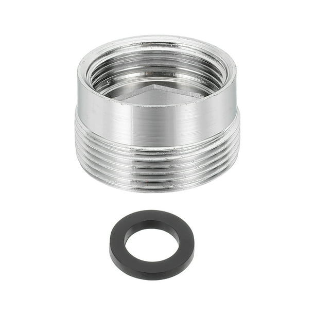Adaptador de aireador de grifo, M18 hembra a M22 macho con arandela, longitud de 13mm