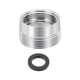 thumbnail image 1 of Adaptador de aireador de grifo, M18 hembra a M22 macho con arandela, longitud de 13mm, 1 of 6