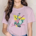 thumbnail image 3 of Camiseta de cuello redondo con diseño de Denver, el último dinosaurio, Jeremy, dibujos animados, clásica, de tela, para mujer, nuevo diseño, de gran tamaño, 3 of 5