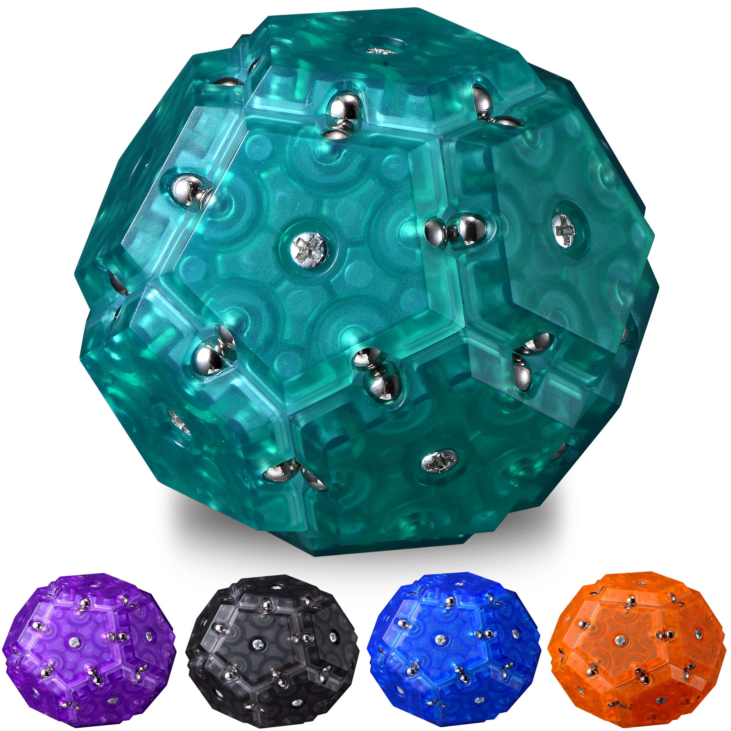 QUALIMATE Magnetic Fuse Beads Balls for Adults Stress Relief Toys Cube  Fidget Gadget Toys Office Desk Toy 216 Pieces Multi-Colored Balls - Magnetic  Fuse Beads Balls for Adults Stress Relief Toys Cube