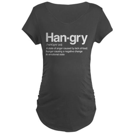 

CafePress - Hangry Definition - Maternity Dark T-Shirt