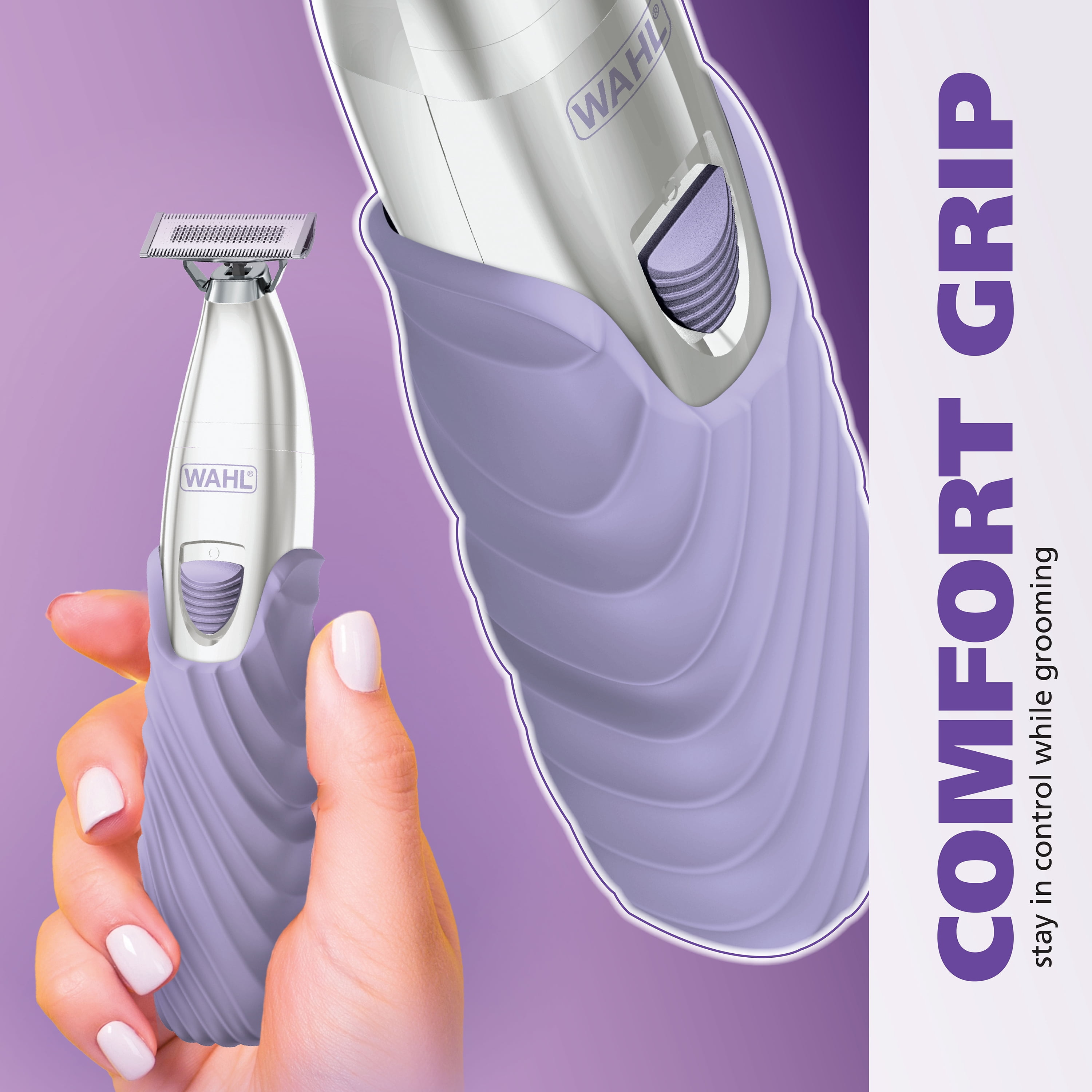 Wahl Be Radiant Cordless Rechargeable Bikini Trimmer for Women with Everlast Blades 3027039