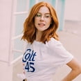 thumbnail image 2 of Colt 45 Malt Liquor Logo Men's White T-Shirt-Large, 2 of 2
