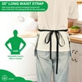thumbnail image 3 of Yayeee Waist Apron with Pockets for Cooking Waterproof Half Server Aprons, Birds Sunflowers, 3 of 7