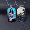 thumbnail image 3 of [Customized] Double-Sided Stainless Steel Dog Tag Picture Printing Inscription Necklace * 1 Set, 3 of 5