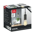 thumbnail image 3 of Edison 1-Light Matte Black Pendant, 3 of 9