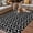 Black, variant on Geometric Outdoor Rug for Patio/Deck/Porch, Non-Slip Large Area Rug 3 x 5 Ft, Modern Abstract Lines Texture Black Indoor Outdoor Rugs Washable Area Rugs, Reversible Camping Rug Carpet Runner