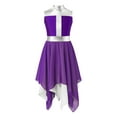 thumbnail image 1 of Moggemol Robe de Danse Sans Manches pour Filles, Prière, Église, Danse Lyrique, Violet 8, 1 of 5