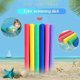thumbnail image 2 of Colorful Foam Pool Swim Noodle 5 Pack Multicolors Foam Stick Toy, 2 of 4