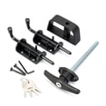 thumbnail image 1 of Langgg Shed Door Latch T-Handle Lock 4 Keys And Spring Loaded Barrels Bolts Latch Pin Shed Door Long, 1 of 6