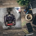 thumbnail image 5 of 2025 2026 Steam Trains Calendar - Transportation Monthly Wall Calendar - 12 x 24 Open - Thick No-Bleed Paper - Giftable - Academic Teacher's Planner Calendar Organizing & Planning - Made in USA, 5 of 10