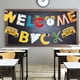thumbnail image 5 of Bienvenidos de nuevo Decoraciones de banderas con banners - 13 tarjetas de papel coloridas con cinta de 5 metros para fiesta en clase y decoración de pared, 5 of 7